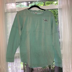 Turquoise women’s pink crewneck